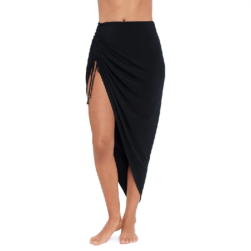 Maxi Slit Skirt Black