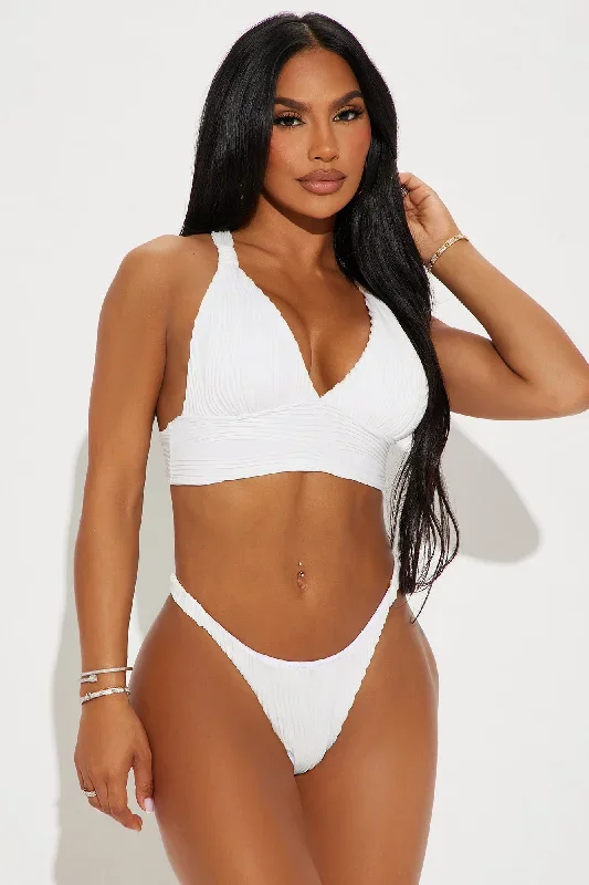 Amani Textured 2 Piece Bikini - White