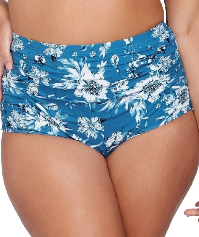 Artesands Fleur Du Champ Raphael High Waist Swim Pant - Cerulean