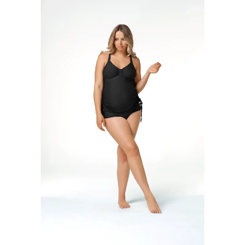 cake-dark-shake-tankini-nursing-maternity-swimsuit-set-black