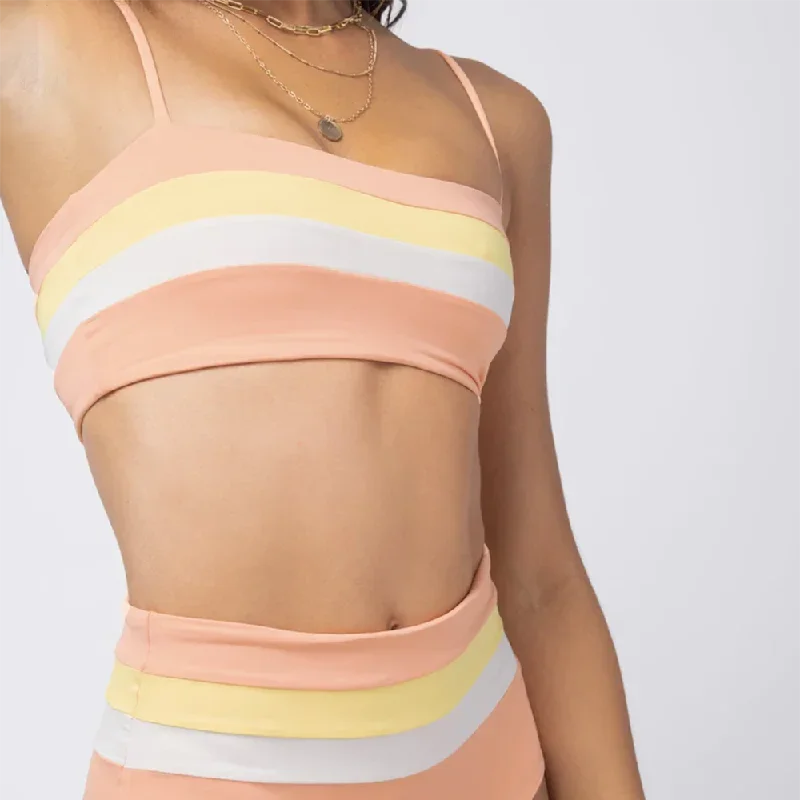 LSpace Rebel Stripe Bikini Top CBRLT18 Cream