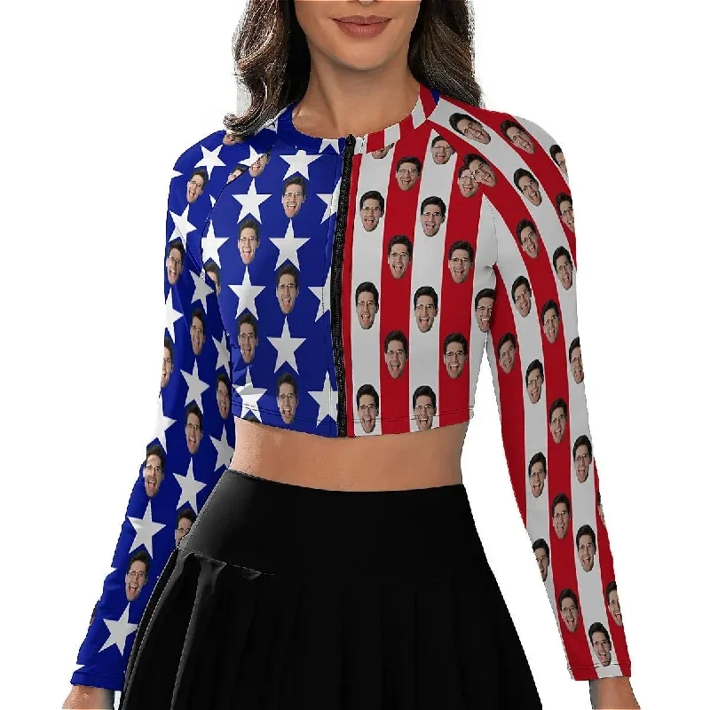 custom-face-american-flag-bikini-top-bottom-womens-swim-skirt-with-bottom-long-sleeve-zip-top