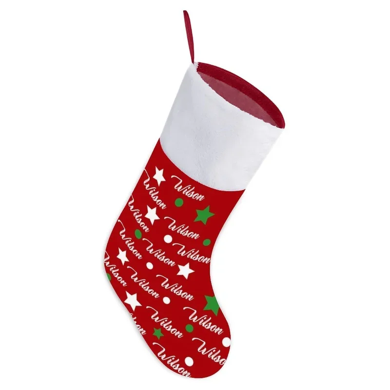 custom-name-dot-five-pointed-heart-christmas-stocking