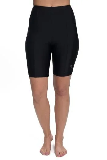 Diving Diva Black Swim Bike Shorts