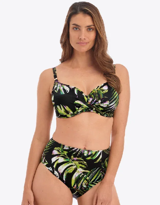 Fantasie Palm Valley Full Cup Bikini Top Black