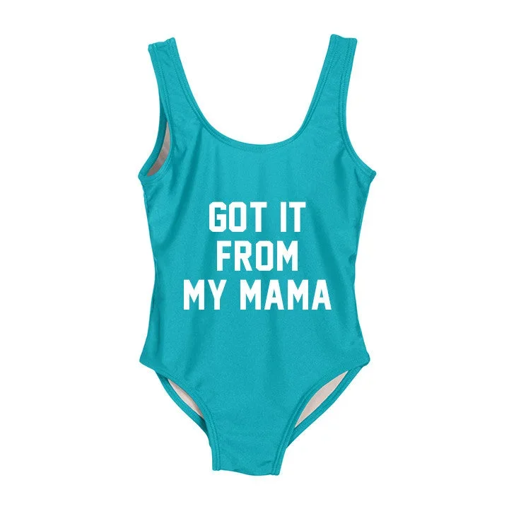 GOT IT FROM MY MAMA [KIDS ONE PIECE SWIMSUIT]