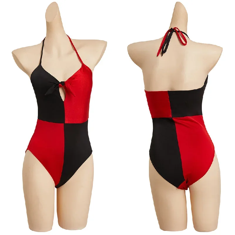 Harley Quinn 3 Swimsuit Cosplay Costume Jumpsuit Swimwear Outfits