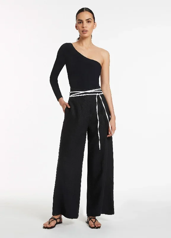 Jetset Wide Leg Pant - Black