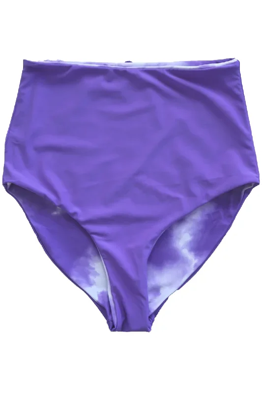 Leisure Reversible Bottoms |  Neon Purple & Tie Dye Purple