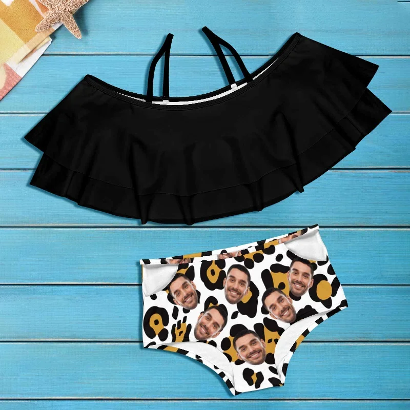 plus-size-off-shoulder-bikini-custom-face-leopard-print-black-2-ways-to-wear-ruffle-high-waisted-bikini-set