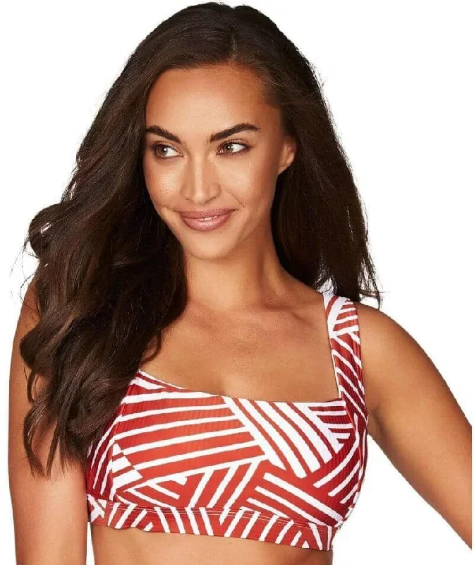 Sea Level Vionette Square Neck A-D Cup Bikini Top - Tuscan Sun