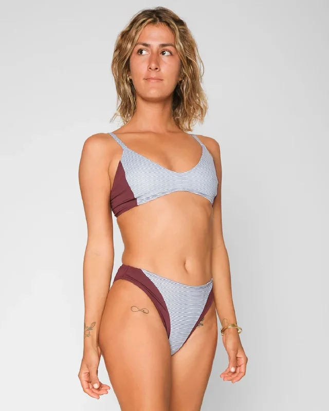 Vega Bikini Top - Sailor Stripe