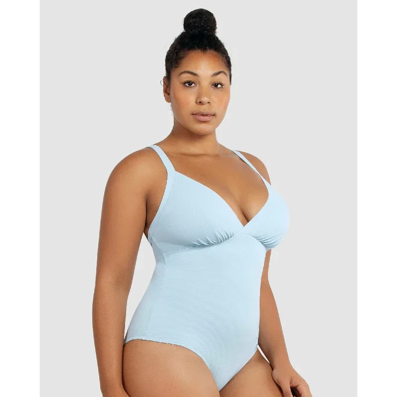 Vivien Full Bust V Neck Plunge Swimsuit