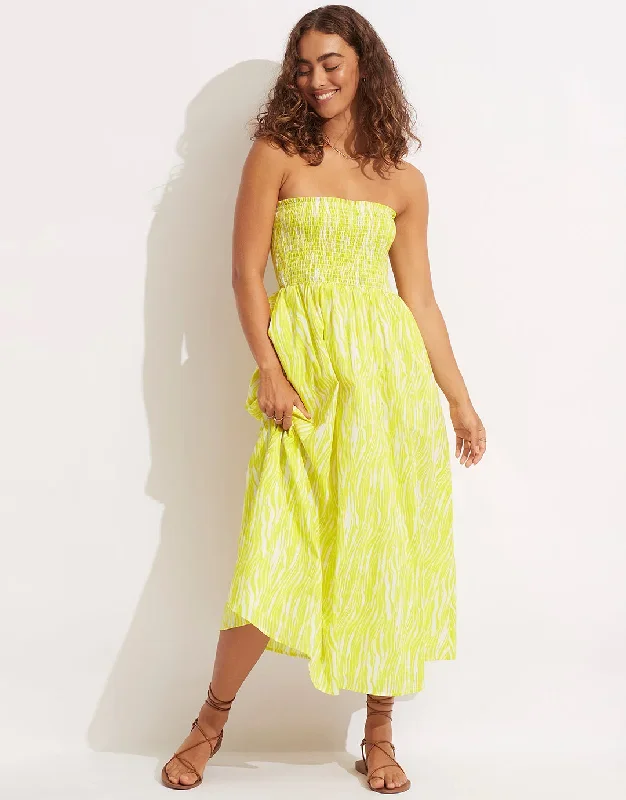 Zahara Dress Skirt - Celery